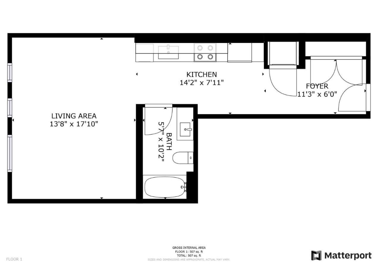 Studio Apartment In バンクーバー エクステリア 写真